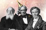 Kekule, Faraday and Mitscherlich in a party collage