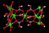 3D visualisation of calcium bicarbonate's structure