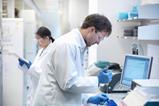 Research scientists in laboratory