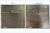 Two vents one with water and some salt the other with weak acid with no salt