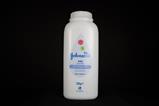 A container of Johnson's baby powder