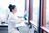 Woman in the lab