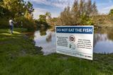 River contaminated with PFAS chemicals