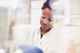 Female scientist in chemistry lab