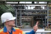 Dow Chemical site south of Leipzig