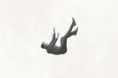 Falling faceless man