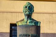 Statue of Alfred Nobel in Oslo, Norway