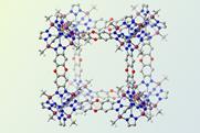 A complex molecular framework making the edges of cube