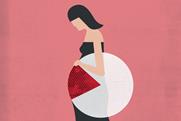 Pie chart over pregnant woman