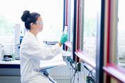 Woman in the lab