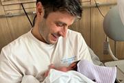 Matteo Tardelli with baby