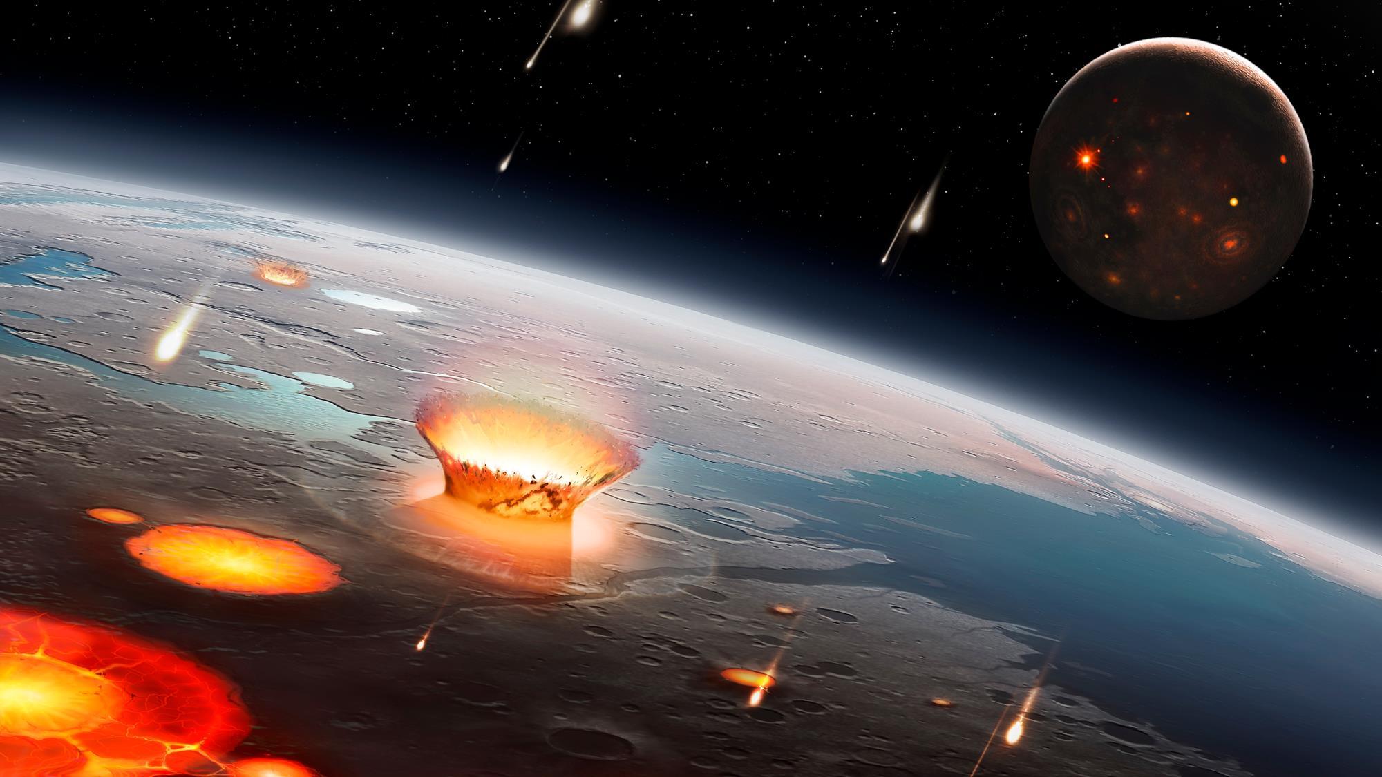 Evolution Meteorlite Meteorites' mechanical energy might have created building blocks of ...