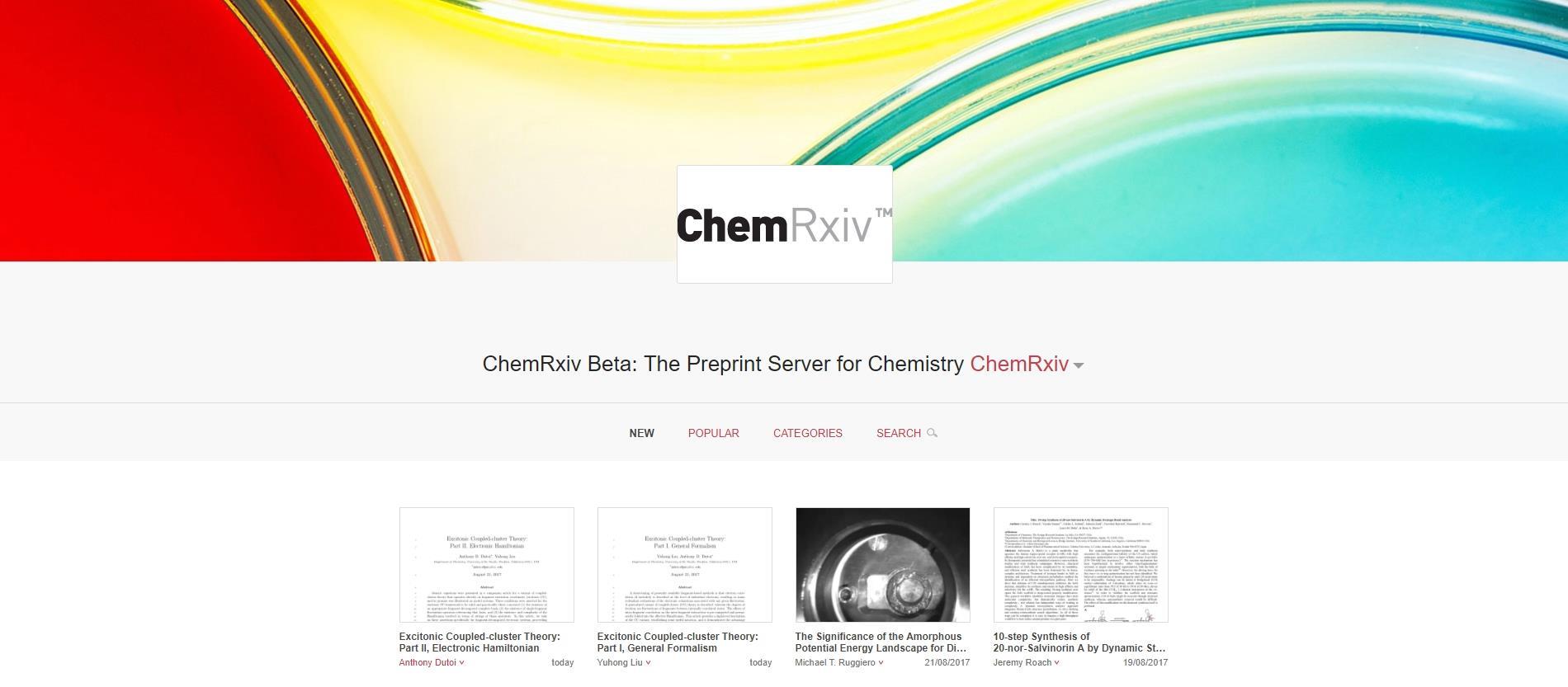 Preprint servers making waves in chemistry community News Chemistry