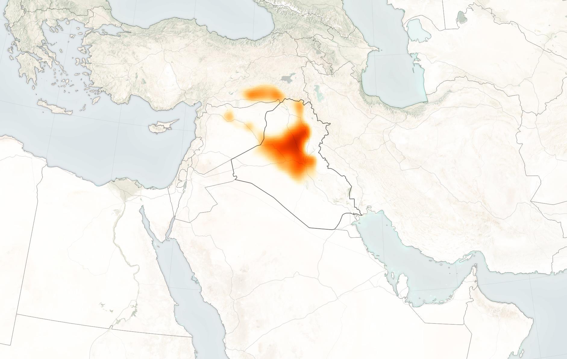 Toxic gas plume spreading across Iraq | News | Chemistry World