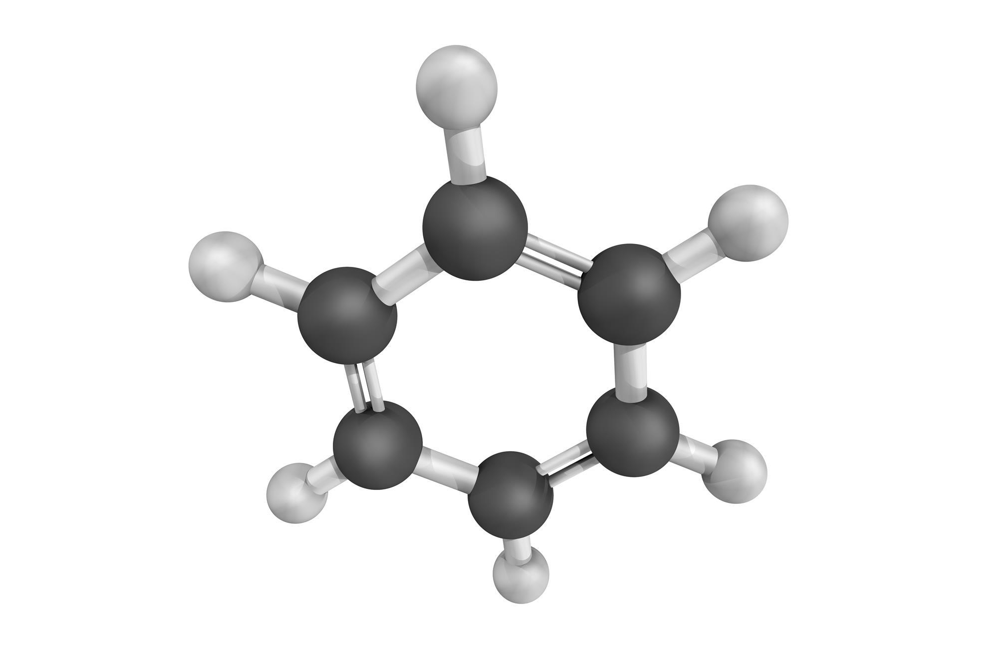 Пар углерода. Benzene is used in the Chemical and Printing industries.