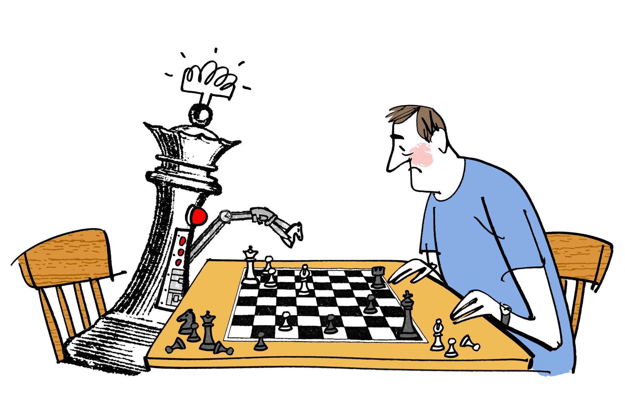 Rise of the machines: when a computer beats a chess master