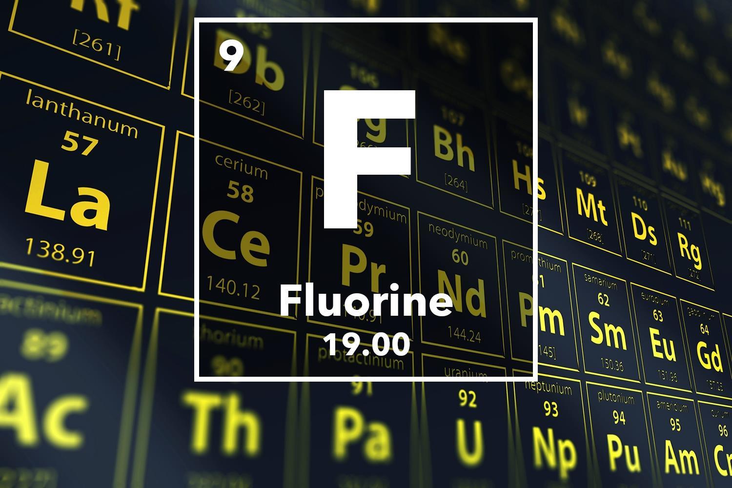 are you made of fluorine and silver