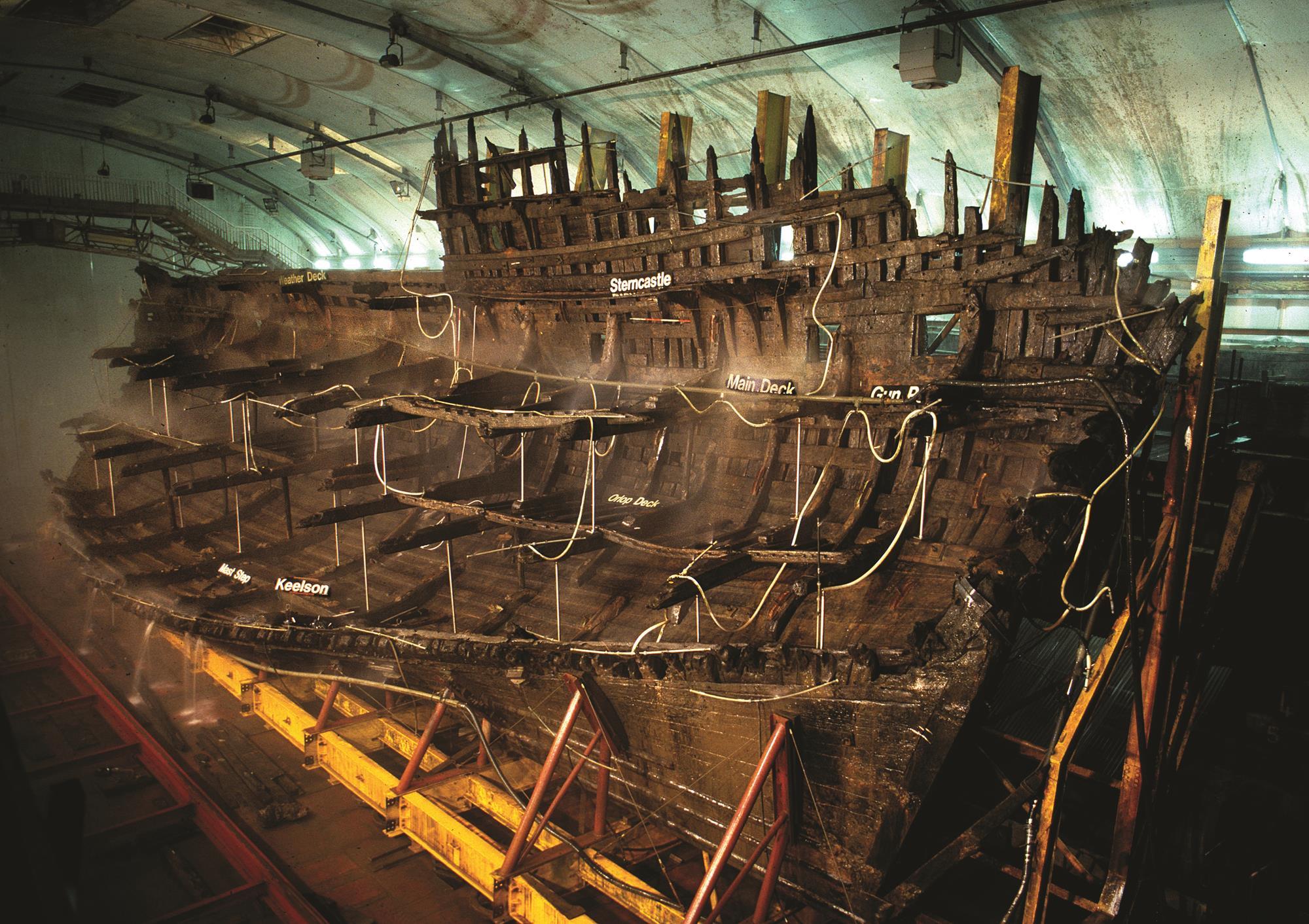 Iron-trapping nanoparticles could help preserve the Mary Rose
