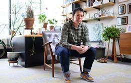 Alison Wendlandt in an office with plenty of plants