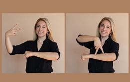 Sign language in chemistry