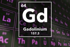 Periodic table of the elements – 64 – Gadolinium