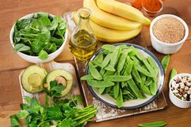 An assortment of foods rich in vitamin K