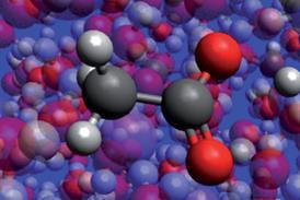 An image showing a molecular model