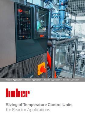 Huber - Sizing of temperature control units for reactor applications - white paper cover
