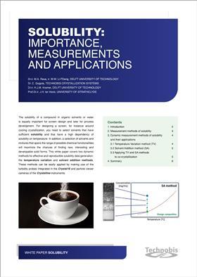 Solubility importance, measurements and applications – Technobis whitepaper