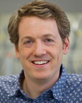 Portrait of Stephen Mansell, assistant professor of inorganic chemistry at Heriot-Watt University