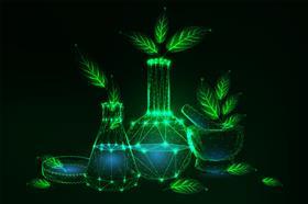 Green chemistry concept illustration