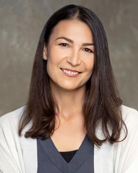 Portrait of Helena Safavi, associate professor of biochemistry at the University of Utah