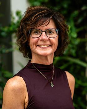 Portrait of Annette Lykknes, a historian of chemistry and professor of chemistry education at Norwegian University of Science and Technology in Trondheim