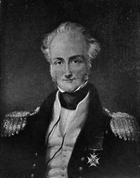 Sir Charles John Austen - Admiral (Royal Navy), grey scale copy of 19th century painting