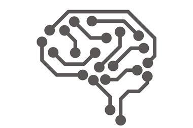 Logo showing a brain