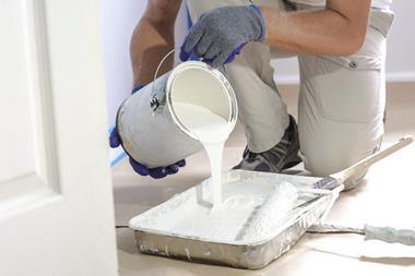 White paint