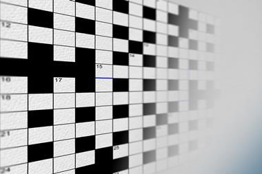 Cryptic crossword grid 071