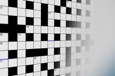 Cryptic crossword grid 141