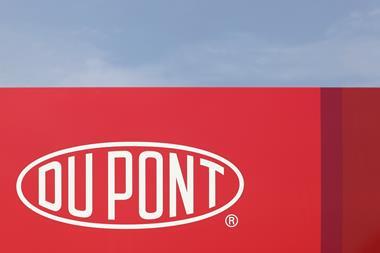 Dupont sign on a panel