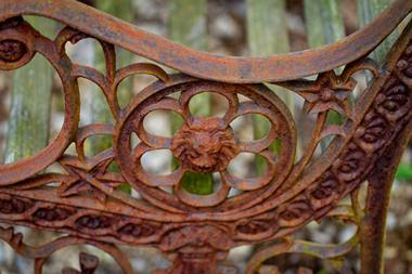 Rusty bench