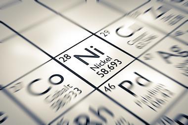 Focus on Nickel Chemical Element from the Mendeleev periodic table