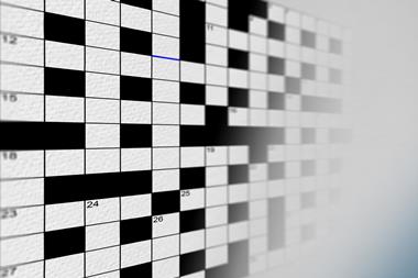 Cryptic crossword grid 065