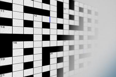 Cryptic crossword grid 088