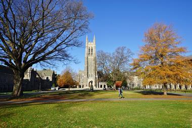 A picture showing Duke University