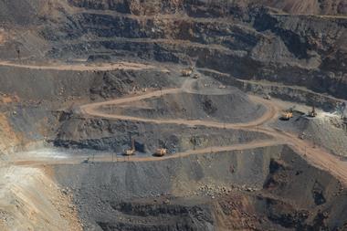 Open pit mine