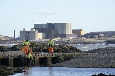 An image showing a general view of the Wylfa Nuclear Power Station