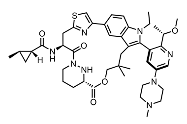 The chemical structure fo Daraxonrasib