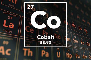 Periodic table of the elements – 27 – Cobalt