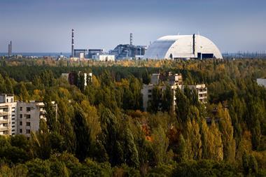 A photograph of Chernobyl