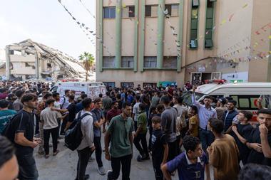 Israeli attack on Gaza university